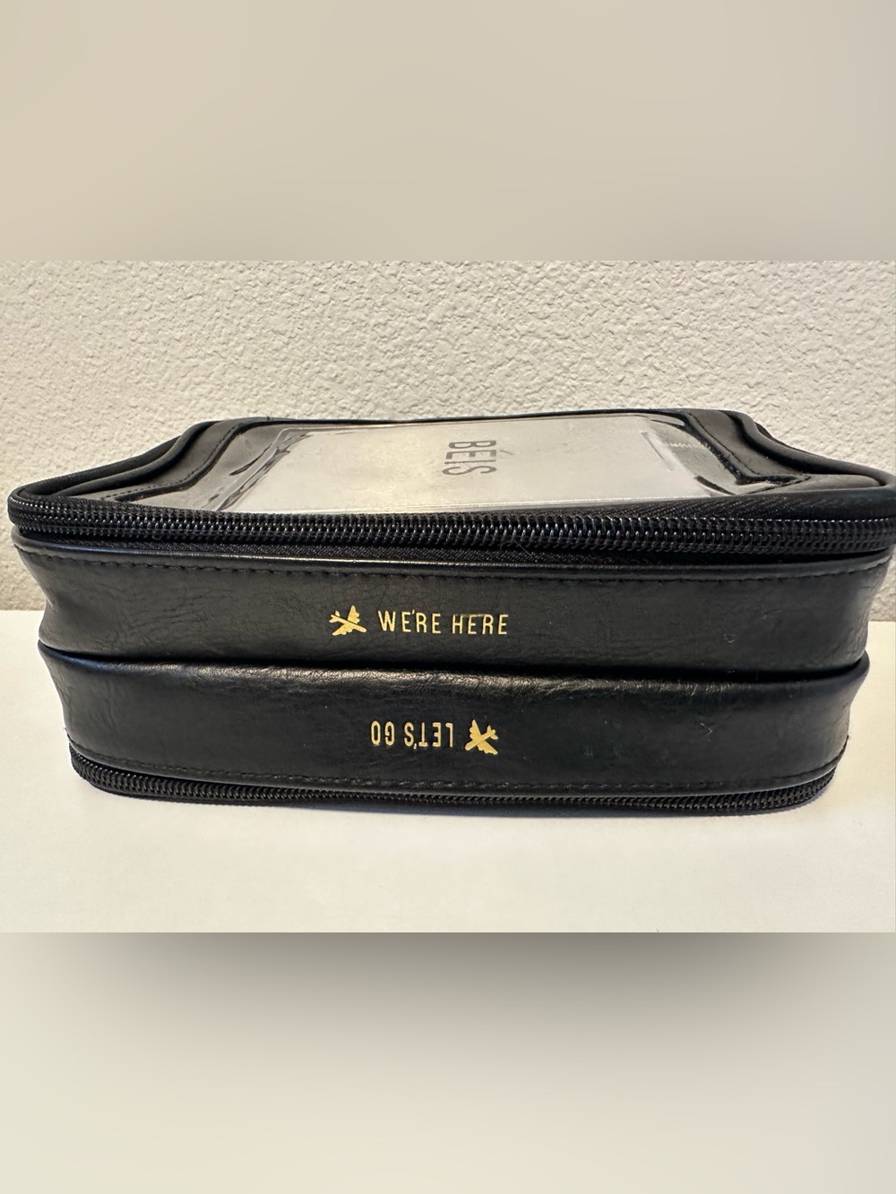 BEIS On The Go Essentials Cosmetic Case in Black - Picture 3 of 13